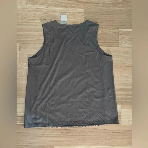 Chico’s Shimmer Glimmer Tank Taupe round neck size 3 - Picture 6 of 8